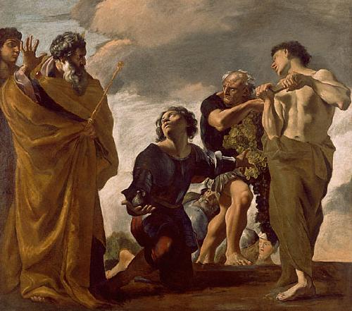 Giovanni Lanfranco Moses and the Messengers from Canaan oil painting image